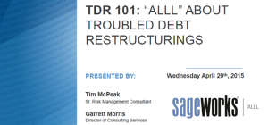 TDR - Troubled Debt Restructuring